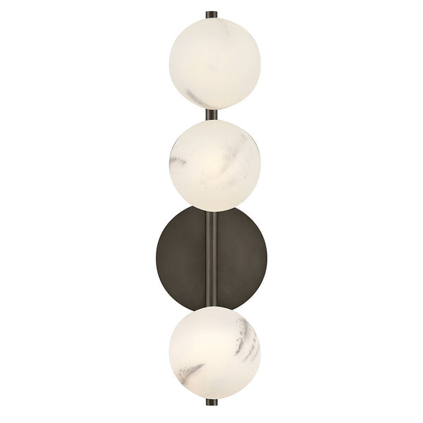 Selene 6" Three Lights Large Sconce, Black Oxide