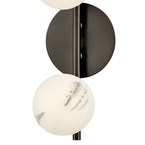 Selene 6" Three Lights Large Sconce, Black Oxide