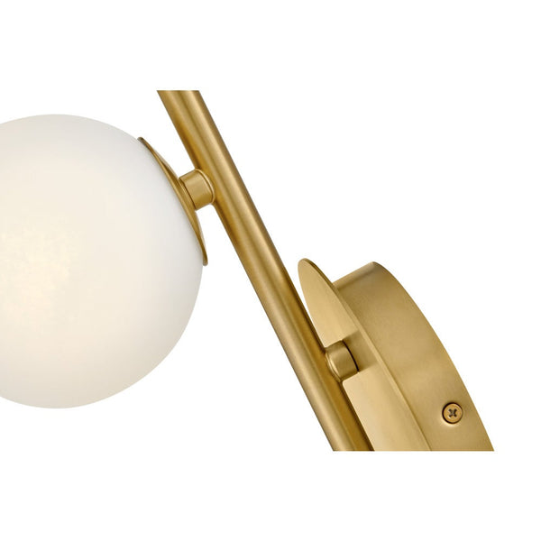 Selene 6" Three Lights Large Sconce, Lacquered Brass