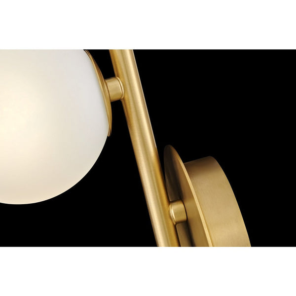 Selene 6" Three Lights Large Sconce, Lacquered Brass