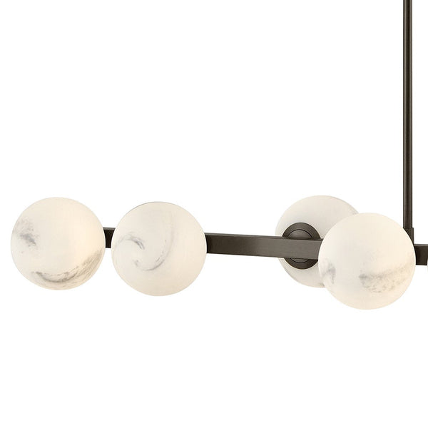 Selene 55" Ten Lights Large Linear, Black Oxide