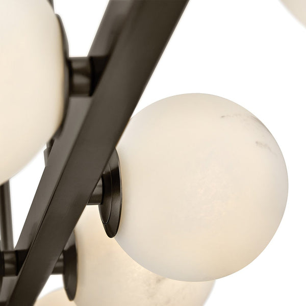 Selene 55" Ten Lights Large Linear, Black Oxide