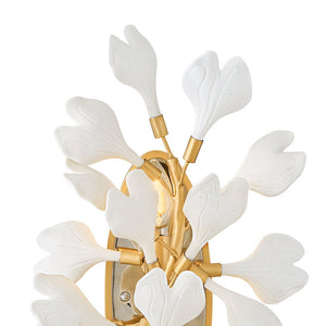 Audra 12" Two Lights Medium Sconce, Deluxe Gold