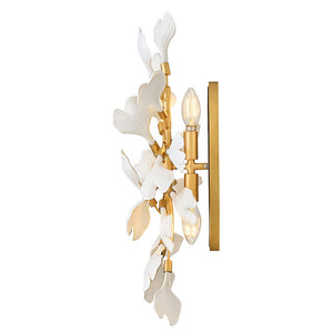 Audra 12" Two Lights Medium Sconce, Deluxe Gold