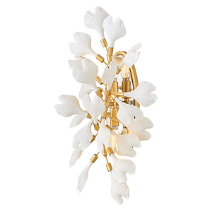 Audra 12" Two Lights Medium Sconce, Deluxe Gold