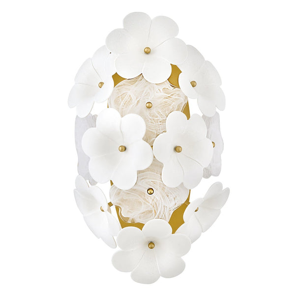 Marianne 10" Two Lights Medium Sconce, Deluxe Gold