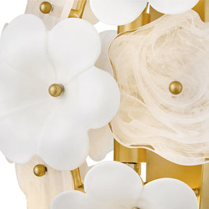 Marianne 10" Two Lights Medium Sconce, Deluxe Gold