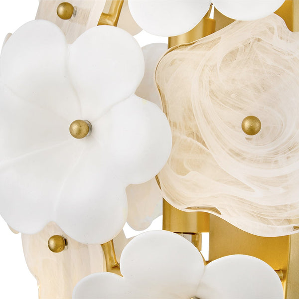 Marianne 10" Two Lights Medium Sconce, Deluxe Gold