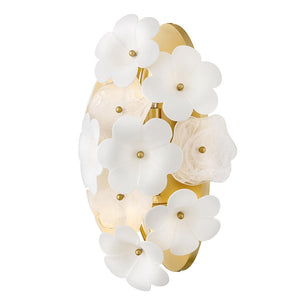 Marianne 10" Two Lights Medium Sconce, Deluxe Gold