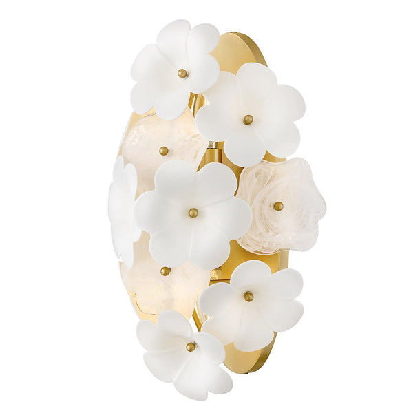 Marianne 10" Two Lights Medium Sconce, Deluxe Gold