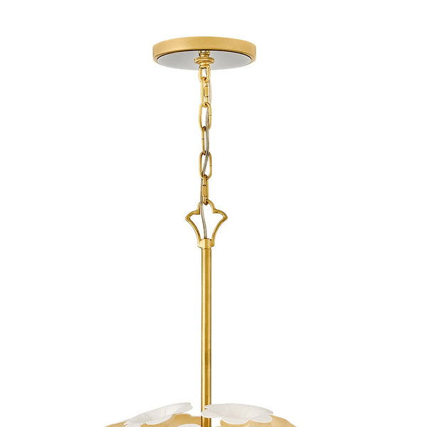 Marianne 28" Seven Lights Medium Globe Chandelier, Deluxe Gold