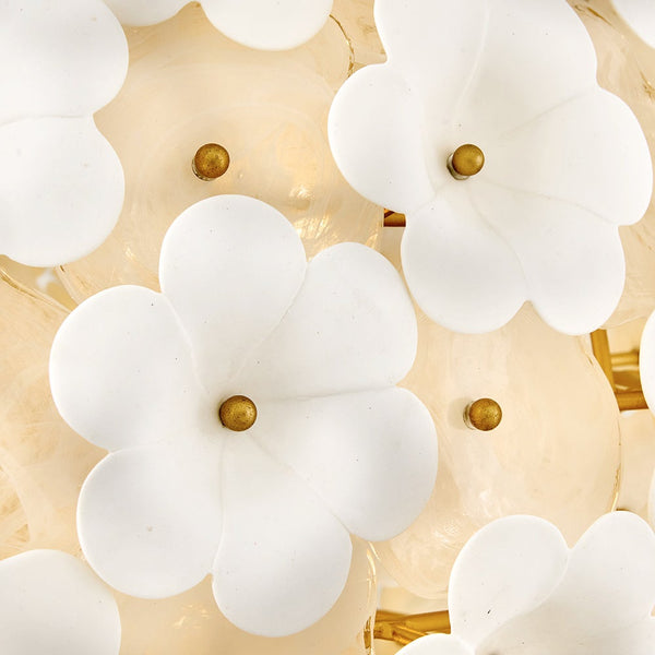 Marianne 28" Seven Lights Medium Globe Chandelier, Deluxe Gold