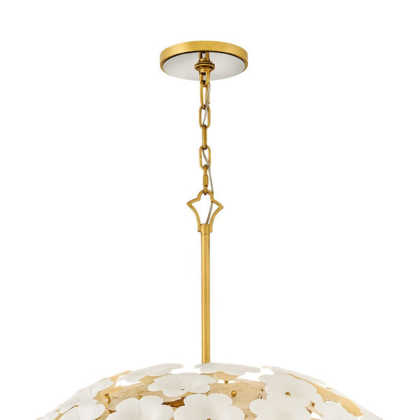 Marianne 38" Nine Lights Large Globe Chandelier, Deluxe Gold