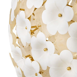 Marianne 38" Nine Lights Large Globe Chandelier, Deluxe Gold