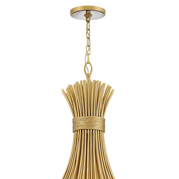 Marianne 38" Eight Lights Large Chandelier, Deluxe Gold