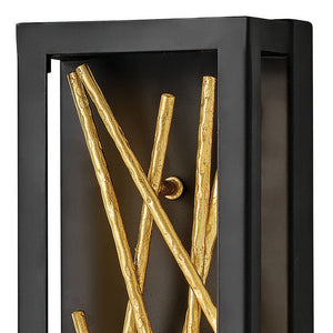 Styx 6" Large LED Sconce, Black