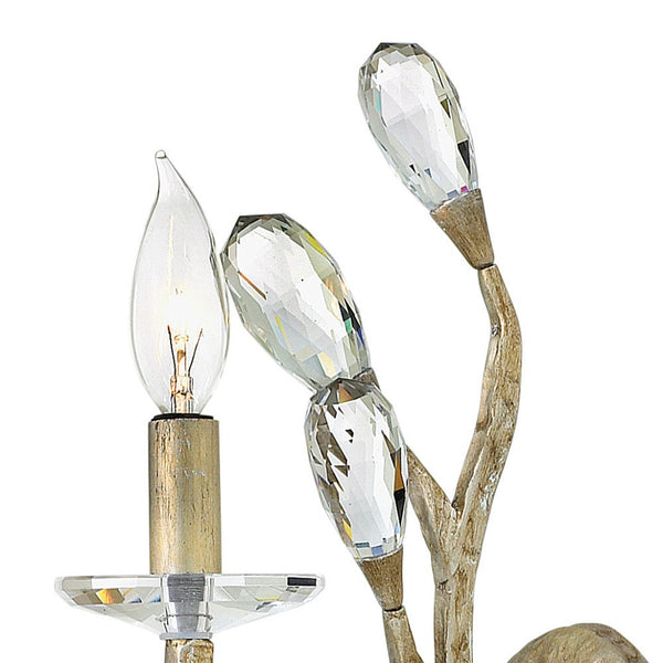 Eve 5" Medium Single Light Sconce, Champagne Gold