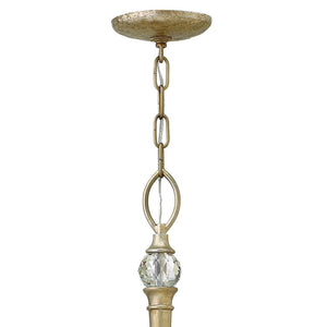 Eve 26" Six Lights Medium Single Tier Chandelier, Champagne Gold