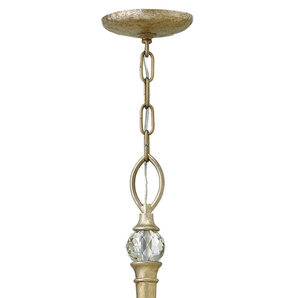 Eve 26" Six Lights Medium Single Tier Chandelier, Champagne Gold