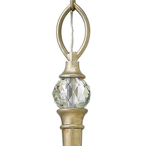 Eve 26" Six Lights Medium Single Tier Chandelier, Champagne Gold