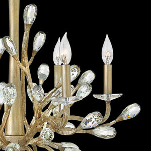 Eve 26" Six Lights Medium Single Tier Chandelier, Champagne Gold