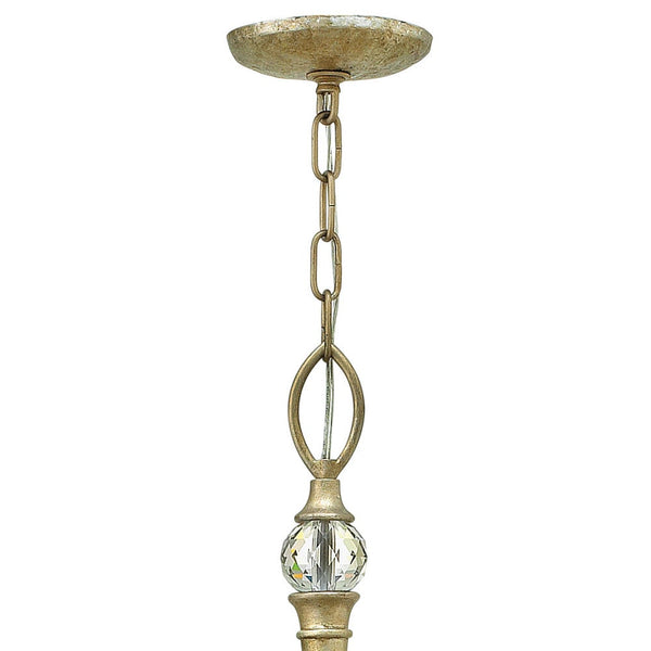 Eve 33" Nine Lights Medium Two Tier Chandelier, Champagne Gold