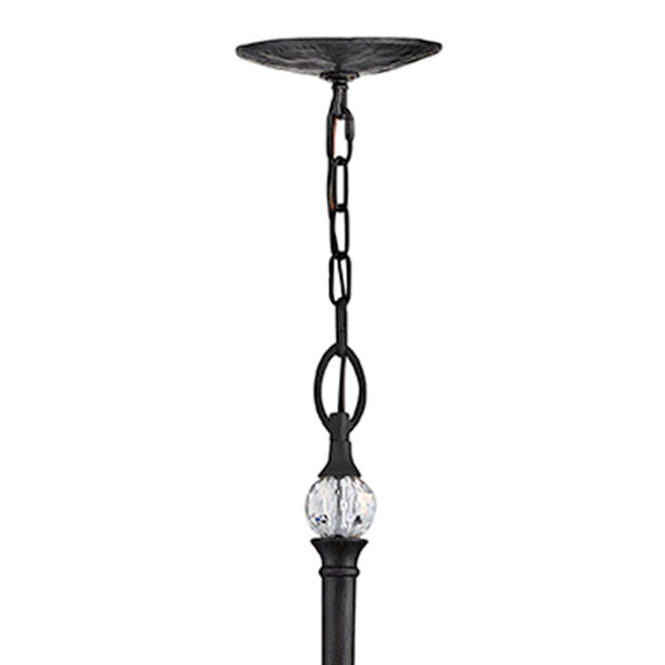 Eve 48" Twelve Lights Large Two Tier, Brushed Graphite