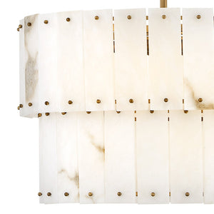 Simone 24" Six Lights Medium Convertible Chandelier, Burnished Gold