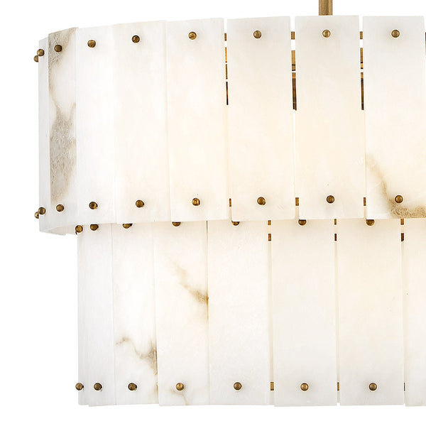 Simone 24" Six Lights Medium Convertible Chandelier, Burnished Gold