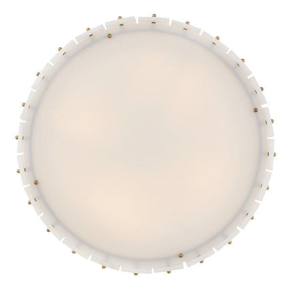 Simone 21" Four Lights Medium Semi-Flush Mount, Burnished Gold
