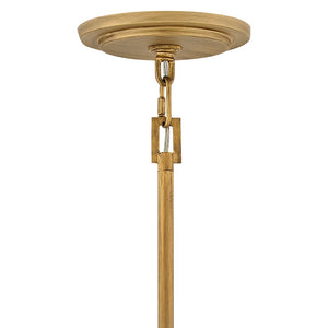 Simone 34" Eight Lights Medium Drum Chandelier, Burnished Gold