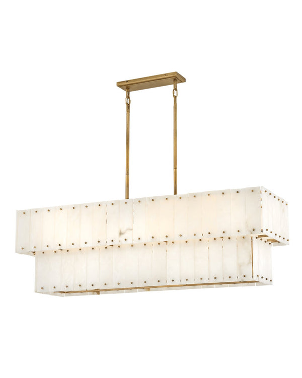 Simone 48" Eight Lights Medium Linear, Burnished Gold
