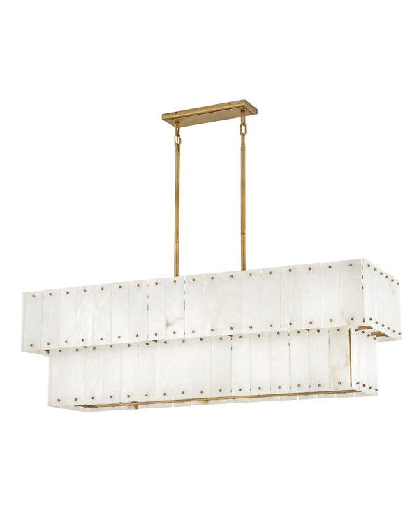 Simone 48" Eight Lights Medium Linear, Burnished Gold