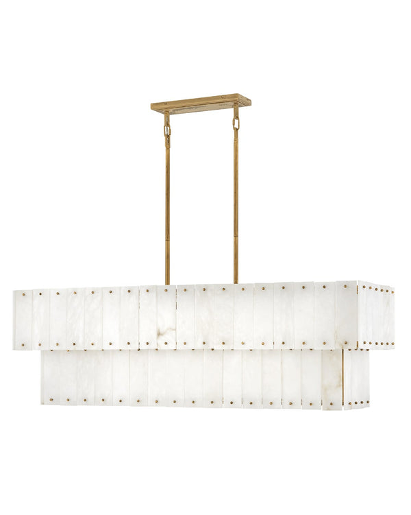 Simone 48" Eight Lights Medium Linear, Burnished Gold