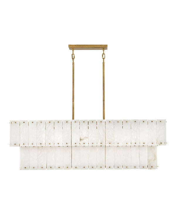 Simone 48" Eight Lights Medium Linear, Burnished Gold