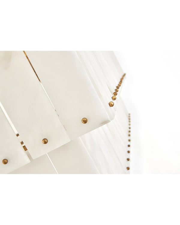 Simone 48" Eight Lights Medium Linear, Burnished Gold