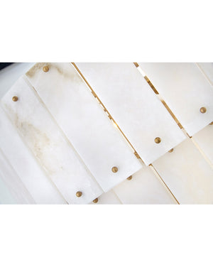 Simone 24" Nine Lights Medium Multi Tier Chandelier, Burnished Gold