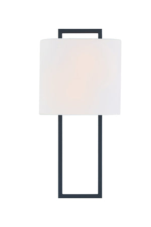 Carey 10" Two Lights Sconce, Black Forged