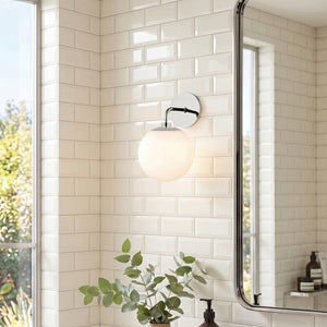 Fenorae 7" One Light Wall Sconce, Old Bronze