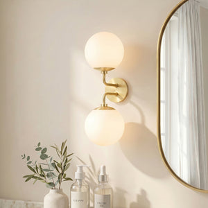 Fenorae 20" Two Lights Wall Sconce, Aged Brass