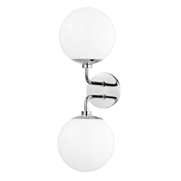 Fenorae 20" Two Lights Wall Sconce, Polished Nickel