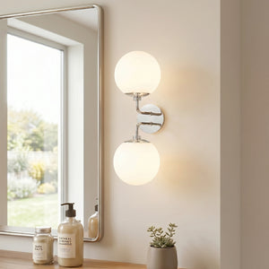 Fenorae 20" Two Lights Wall Sconce, Polished Nickel
