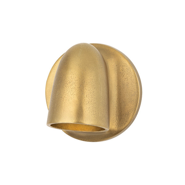 Avenelle 5" One Light Wall Sconce, Aged Brass