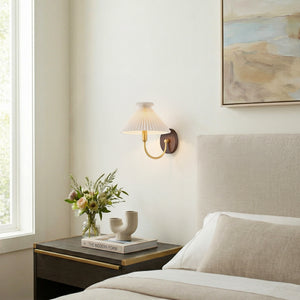 Rynaine 10" One Light Wall Sconce, Aged Brass