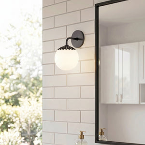 Fenis 6" One Light Bath and Vanity, Old Bronze