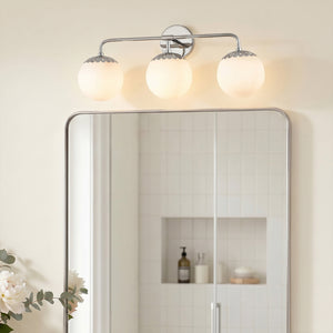 Fenis 23" Three Lights Bath and Vanity, Polished Nickel