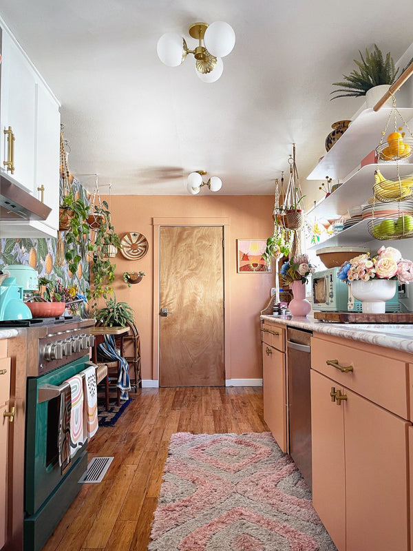 Fenis 16" Three Lights Semi Flush, Aged Brass