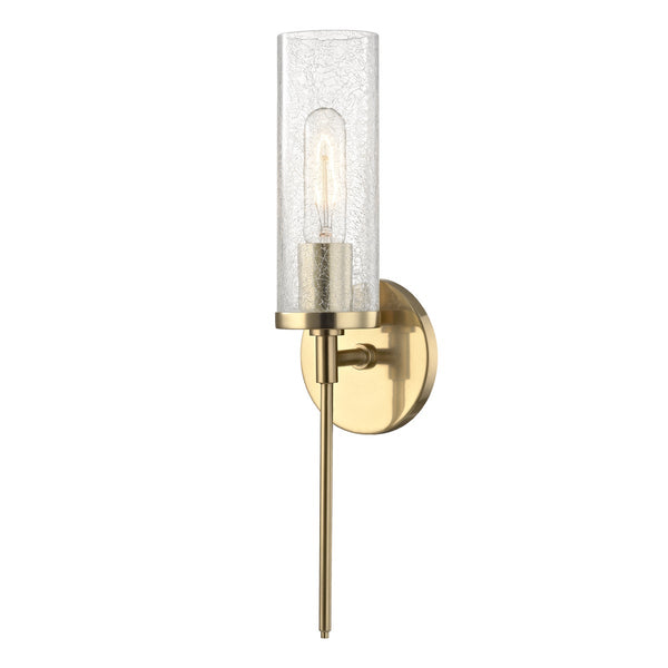 Valion 5" One Light Wall Sconce, Aged Brass