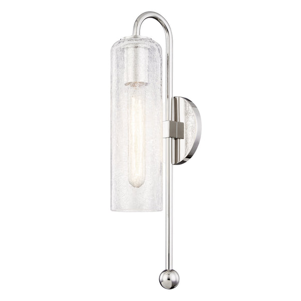 Avenael 5" One Light Wall Sconce, Polished Nickel