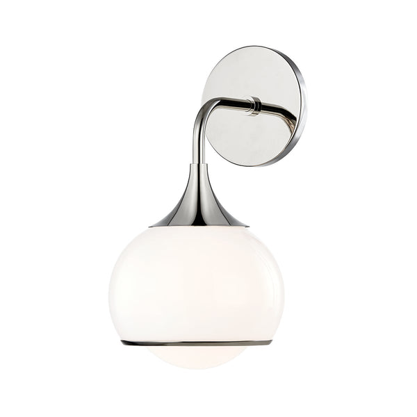 Noraine 7" One Light Bath and Vanity, Polished Nickel